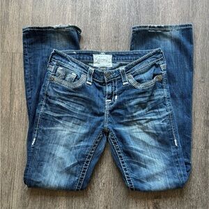 Big Star Medium Blue Straight Leg Jeans